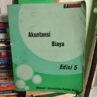 Akuntansi Biaya; Edisi 5