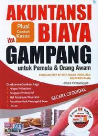 Akuntansi Biaya Gampang Untuk Pemula & Orang Awam