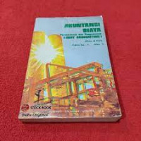 Akuntansi Biaya Perencanaan dan Pengawasan (Cost Accounting)