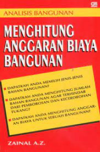 Analisis Bangunan Menghitung Anggaran Biaya Bangunan