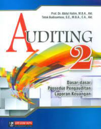 Auditing 2 Dasar-dasar Prosedur Pengauditan Laporan Keuangan
