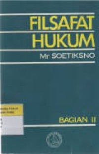 Filsafat Hukum; Bagian II