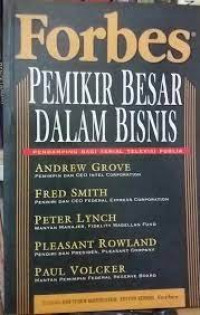 Forbes Pemikir Besar Dalam Bisnis; Pendamping Bagi Serial Televisi Publik