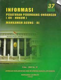 Informasi Peraturan Perundang-undangan (JDI-Hukum) Mahkamah Agung- RI