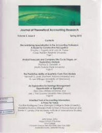 Journal of Theoretical Accounting Research