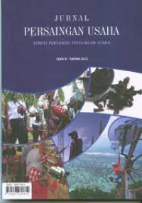 Jurnal Persaingan Usaha (Jurnal Ekonomi)