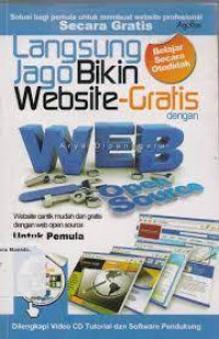 Langsung Jago Bikin Website-Gratis dengan WEB Open Source