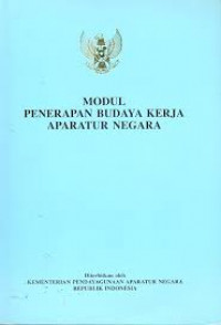 Modul Penerapan Budaya Kerja Aparatur Negara