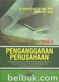 Penganggaran Perusahaan; Edisi 2