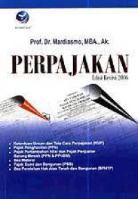 Perpajakan; Edisi Revisi 2006