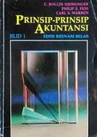 Prinsip-Prinsip Akuntansi; Jilid 1 Edisi Keenam Belas