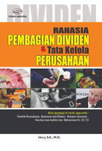 Rahasia Pembagian Dividen & Tata Kelola Perusahaan