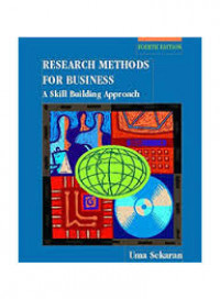 Research Methods For Business A Skill Building Approach