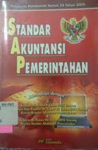 Standar Akuntansi Pemerintahan; Peraturan Pemerintah Nomor 24 Tahun 2005