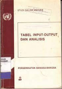 Tabel Input-Output dan Analisis; Perserikatan Bangsa-Bangsa