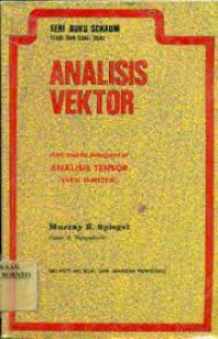 Analisis Vektor  dan Suatu Pengantar Analisis Tensor