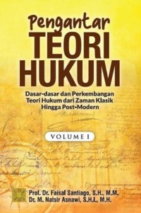 Image of Pengantar Teori Hukum Vol. 1