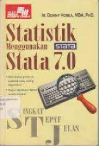 Statistik Menggunakan Stata 7.0