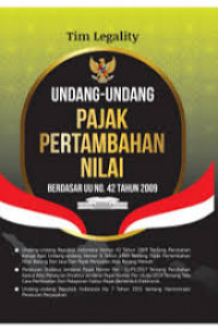 Undang-Undang Pajak Pertambahan Nilai